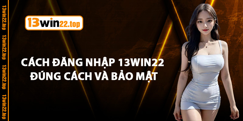 Cách Đăng Nhập 13Win22 Đúng Cách Và Bảo Mật